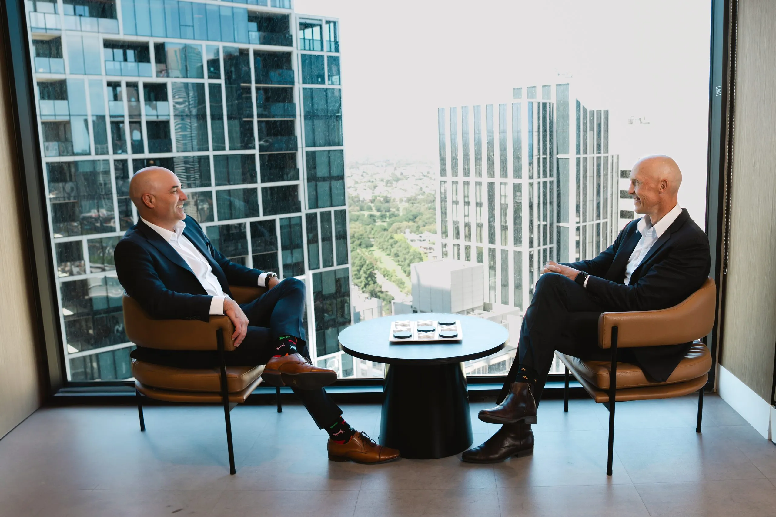 Two TMC leaders in conversation